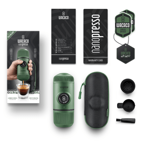 Nanopresso Portable Espresso Machine (Moss)